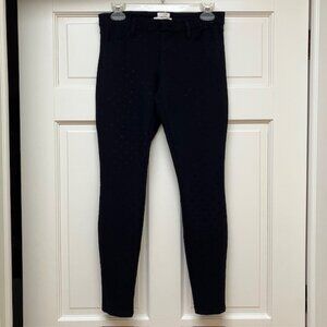 J. Crew Factory Black dotted Gigi Pant size 2